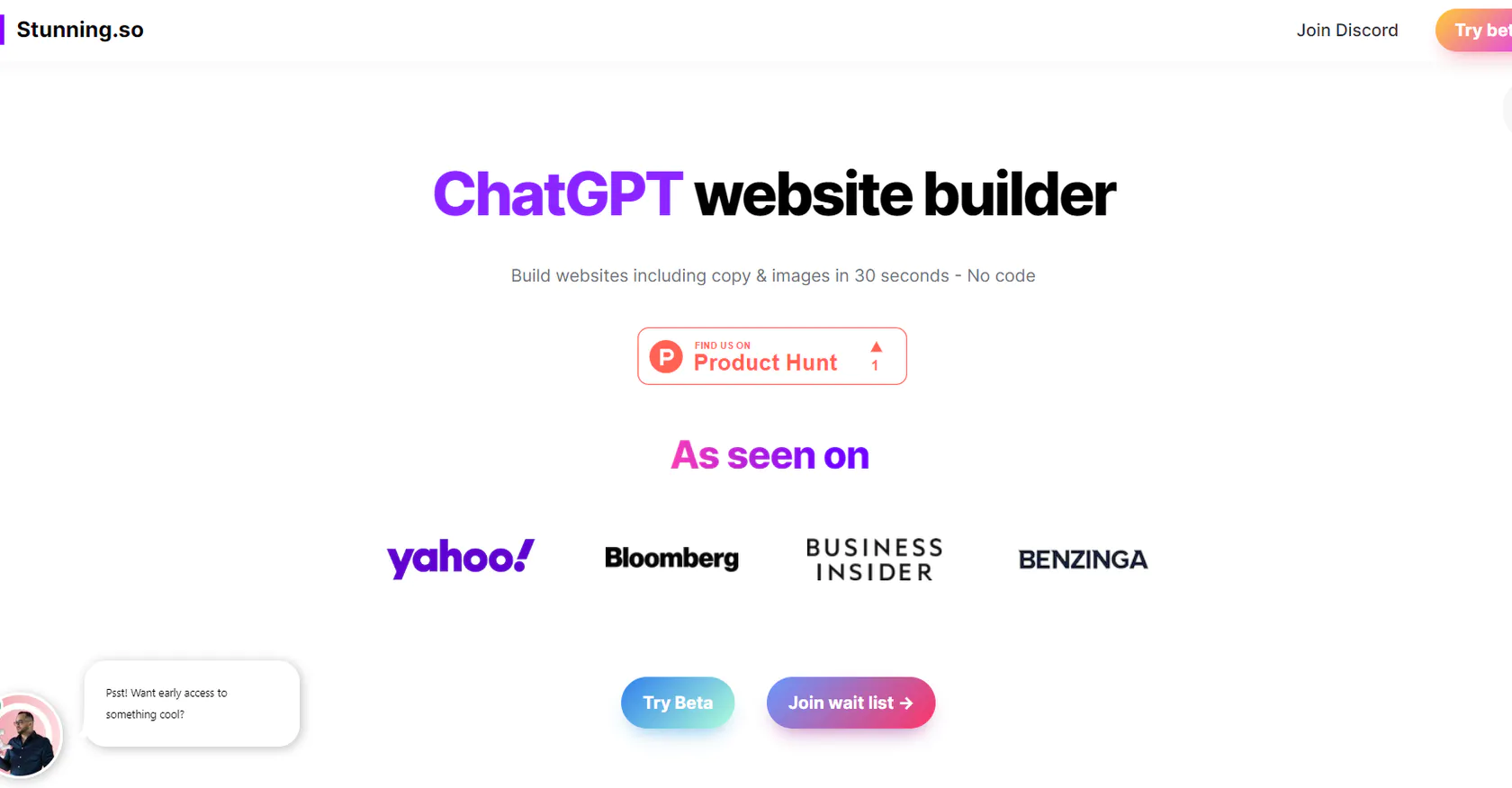 ChatGPT Website Builder